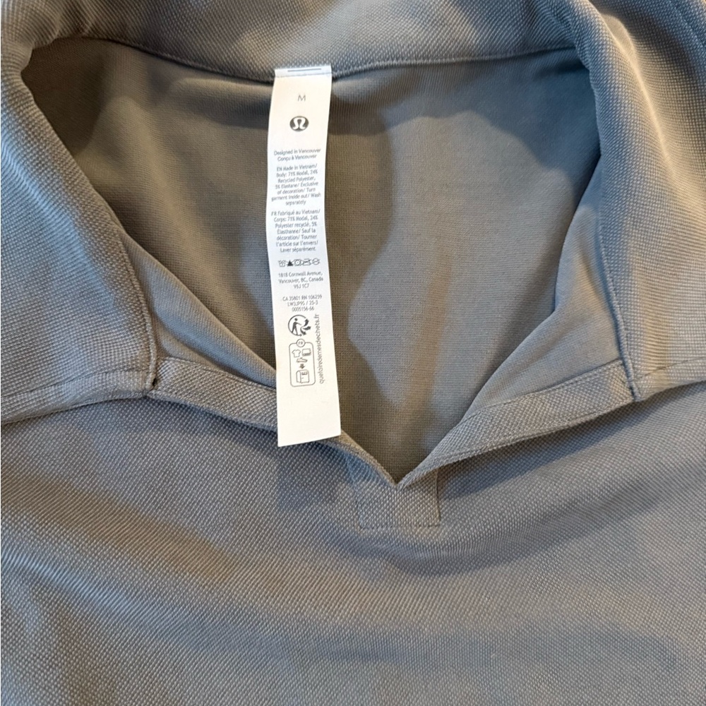 Gray Long Sleeve Collared Shirt - Picture 2 of 2